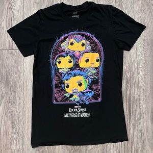 Funko Pop Dr. Strange Multiverse of Madness Black Light Small Marvel T-Shirt